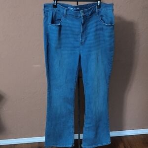 Old Navy High Rise Flare Wide Leg Jeans Size 16